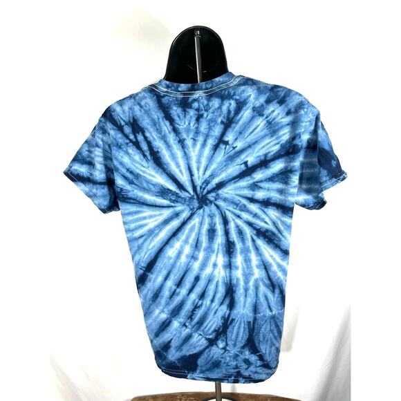 All-American Rejects Tie-Dye Band Tee Blue Graphic Shirt - Picture 2 of 5